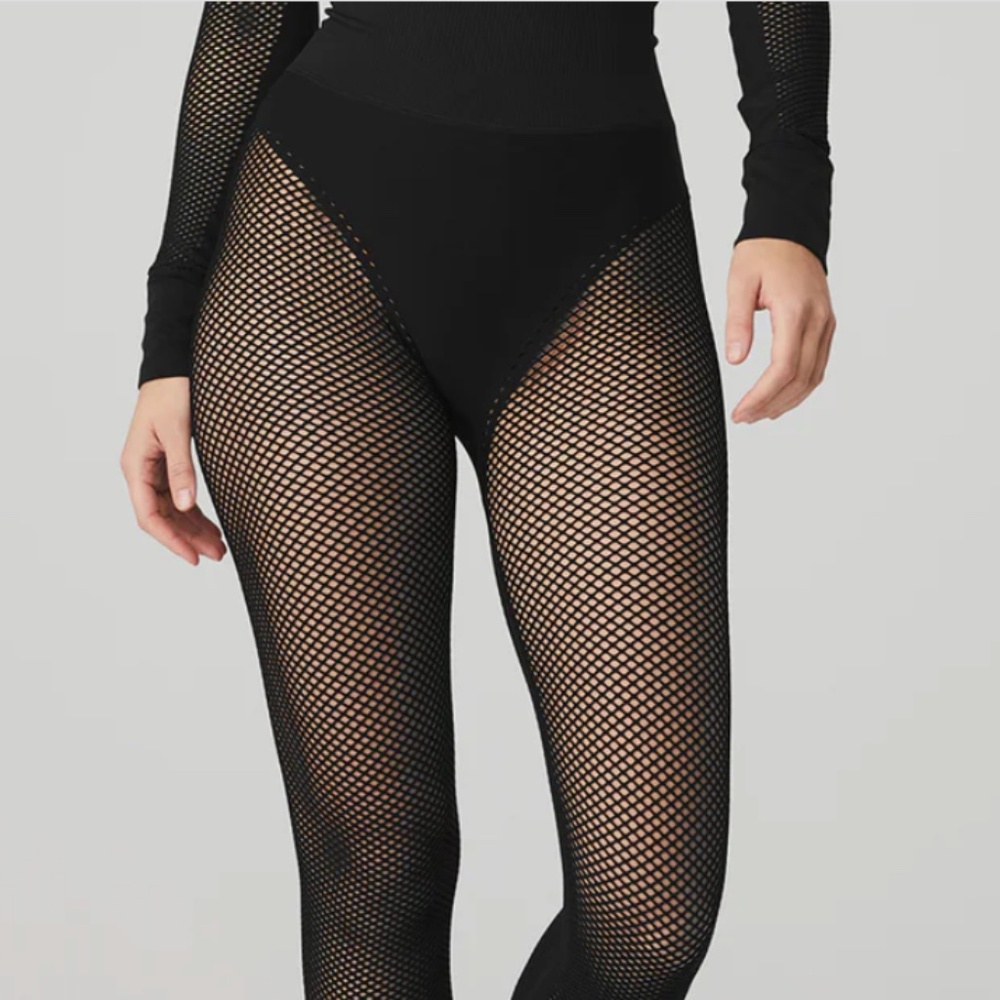 NWT Alo Yoga SEAMLESS HIGH-WAIST 7/8 LIMITLESS OPEN AIR LEGGING